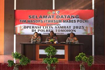 Kapolres Kotamobagu Hadiri Kegiatan Bersama Itwasum Mabes Polri
