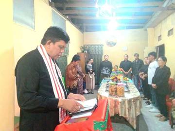 Gema Sukacita, Rukun Pondaag Kumolontang Gelar Ibadah Natal