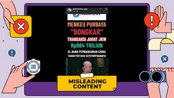  [Hoaks!] Purbaya Bongkar Transaksi Jahat Jokowi Ternyata Salah