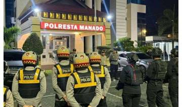 Polresta Manado Gandeng Samapta dan Brimob Gelar Patroli 