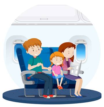 Tips Nyaman Naik Pesawat Bersama Anak