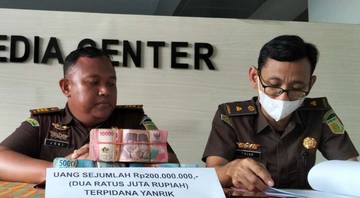 Berperan Aktif, Yanrik Tunggal Tanggung Pengembalian Kerugian Negara