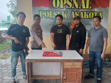 Polsek Asakota Amankan  Pemilik 13 Poket Sabu