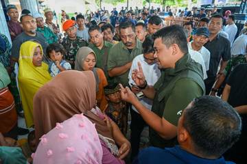 ​Korban Banjir Langkat Butuh Pompa Air dan Sembako