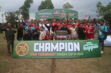 Putra Kalang FC Juara Dandim Cup 2025