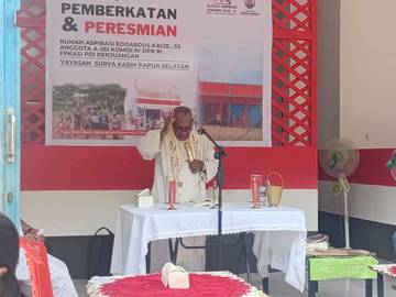 Rumah Aspirasi Edoardus Kaize Menjadi Perancang Pembangunan. 