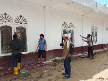 Polsek Johan Pahlawan dan Woyla Barat Bhakti Sosial 