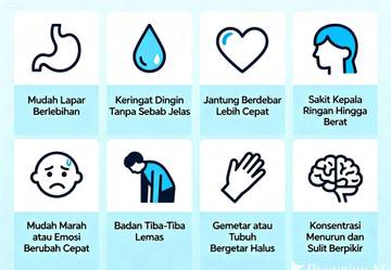 Berikut 8 Tanda Tubuh Kekurangan Gula