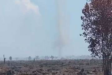 Puting Beliung di Lokasi Karhutla, Begini Penjelasan BMKG 