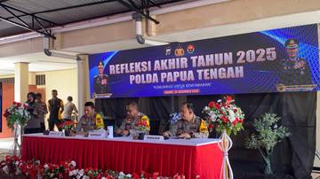 Kinerja Polda Papua Tengah Meningkat Sepanjang 2025
