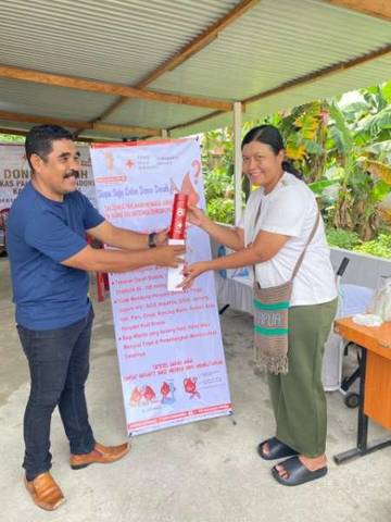 PMI Mimika Menggelar Aksi  Donor Darah 