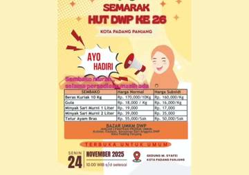  DWP Gelar Bazar Penuh Manfaat untuk Warga