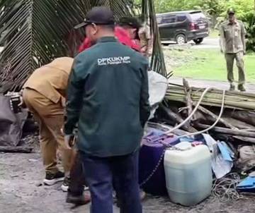 ‎Jeriken Pelangsir BBM Berada di Kantor Satpol PP