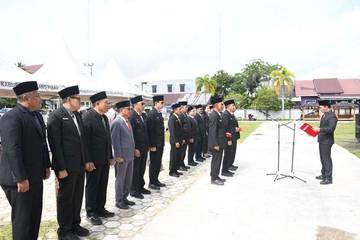 Bupati Pulpis Lantik Pejabat Pimpinan Tinggi Pratama