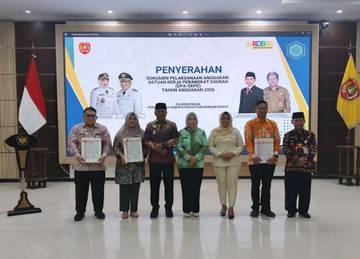  Pelaksanaan Anggaran 2026 Kobar Ditandai Penyerahan DPA-SKPD