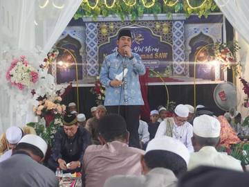 Wabup Pulpis Hadiri Isra Mikraj di Kahayan Kuala