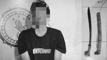 Serang Warga Pakai Parang, Jari Tetangga Putus