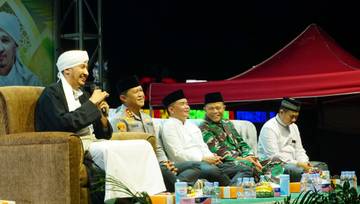 Ribuan Jemaah Ikuti Isra Mikraj di Polda Kalteng