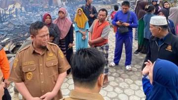 Bupati Katingan Tinjau Lokasi Kebakaran Pastikan Bantuan Cepat