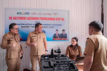 Pemkab Kapuas Aktifkan Kembali Layanan Perekaman KTP Elektronik