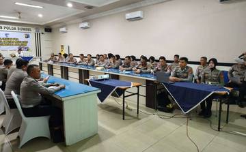 Polres Banyuasin Ikuti Pelatihan Pra-Operasi Keselamatan Musi 2026