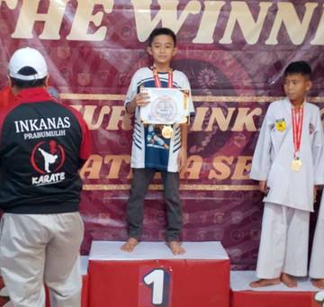 Irgy Braja Mukti Raih Emas Kejurda Inkanas