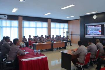 Polres Sigi Ikuti Latihan Pra Opreasi Tinombala 2026 Jelang Ramadhan