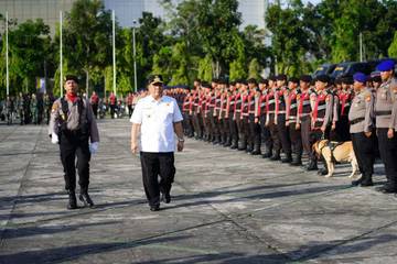 Plt Gubri Pimpin Apel Pengamanan Tahun Baru