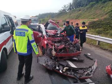 Kecelakaan Maut di Tol Pekanbaru-Pinggir, Satu Tewas