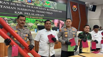 Polda Riau Tetapkan Sembilan Tersangka Perusakan TNTN