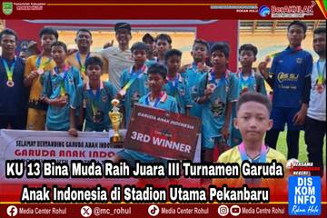 KU 13 Bina Muda Juara III Garuda Indonesia