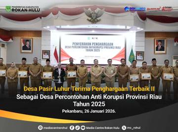 Kades Rokan Hulu Raih Umroh Gratis Pemprov