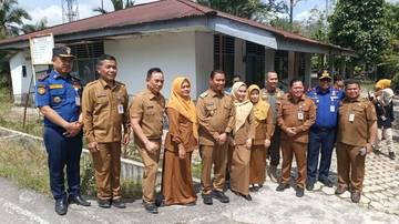 Tinjau Pustu Tebing Tinggi Okura, Pemko Rencanakan Perbaikan 