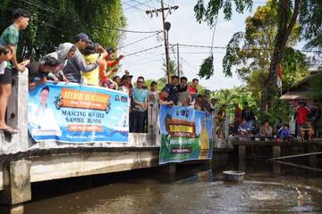 Ribuan Warga Pontianak Ikuti Lomba Mancing Ikan Lele