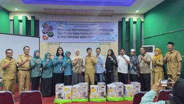 Pemkot Pontianak Salurkan Bantuan Peralatan Pengelolaan Pangan Lokal 