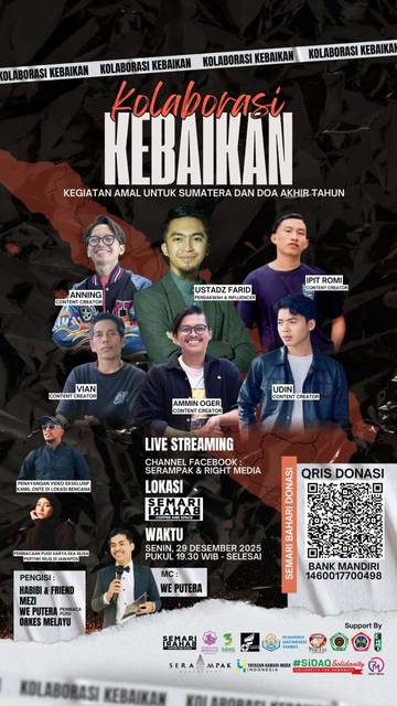 Influencer Asal Kalbar Terjun Langsung di Aceh Tamiang 