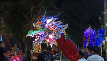 Komunitas Karya Makmur Siapkan Naga Hampir 90 Meter