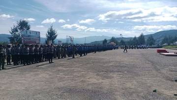 Satgas Korpasgat Perkuat Sinergi Apel Gabungan Paniai