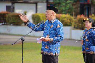Wakil Bupati Bengkayang Pimpin Apel ASN Awal Tahun