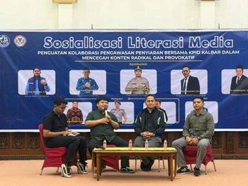 KNPI Pontianak dan KPID Kalbar Perkuat Literasi Media