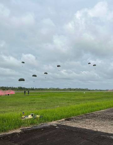 Korpasgat Gelar Terjun Penyegaran di Bandara Supadio Kalbar