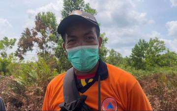 BPBD Padamkan Sejumlah Titik Kebakaran Lahan di Pontianak