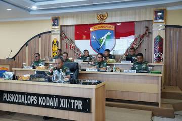 Kasdam XII/Tpr Pastikan Target Pembangunan Koperasi Terwujud Cepat