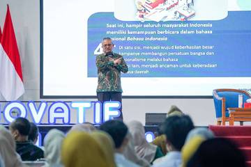 UMP dan Perpusnas Perkuat Literasi Melalui Politik Bahasa