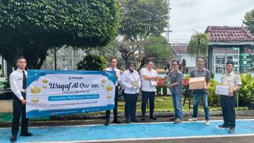 Gramedia Purwokerto Wakafkan Al-Qur’an untuk WBP Rutan Banyumas