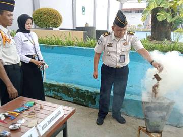 Rutan Banyumas Perketat Pengawasan Lewat Pemusnahan Barang Penggeledahan
