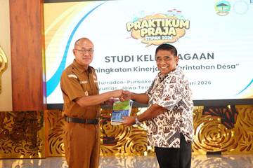 Bupati Sadewo Lepas Mahasiswa STIPAN Praktikum di Baturraden