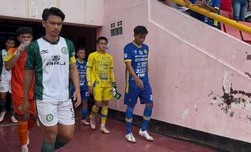 Persibas Mengamuk, Unggul atas Persikaba di Babak Pertama