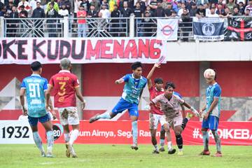 Persibangga Lolos Perempat Final dengan 9 Pemain