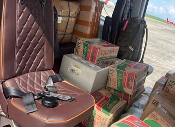 Helikopter Terus Angkut-Logistik dan Alquran ke Aceh Tamiang